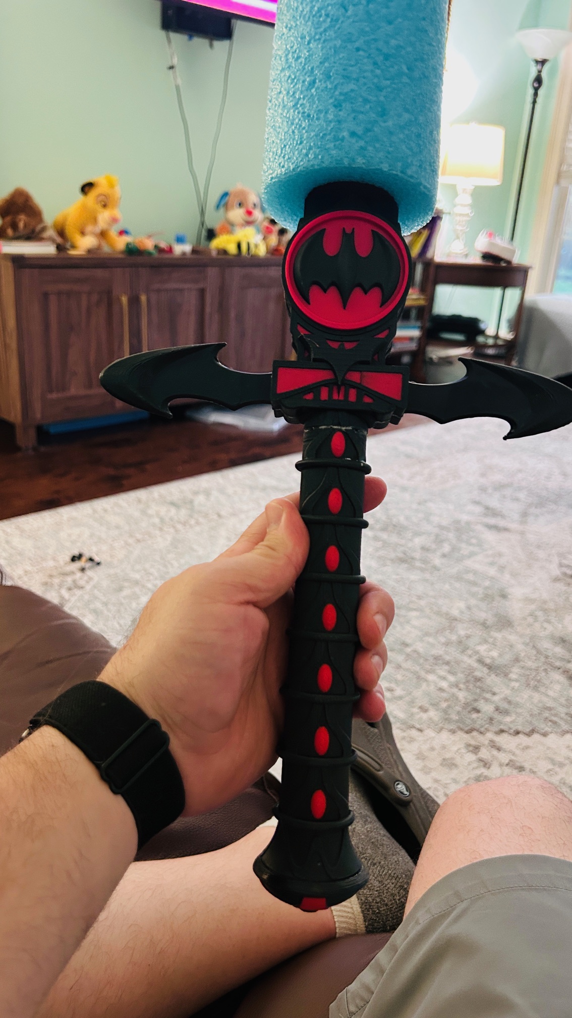 Batman Pool Noodle Sword