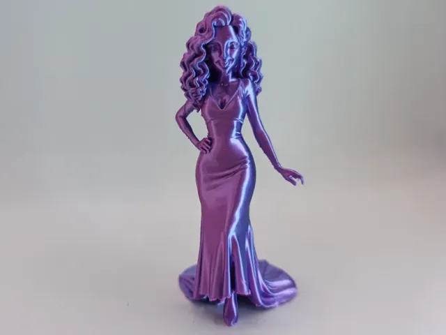Elegant lady figure
