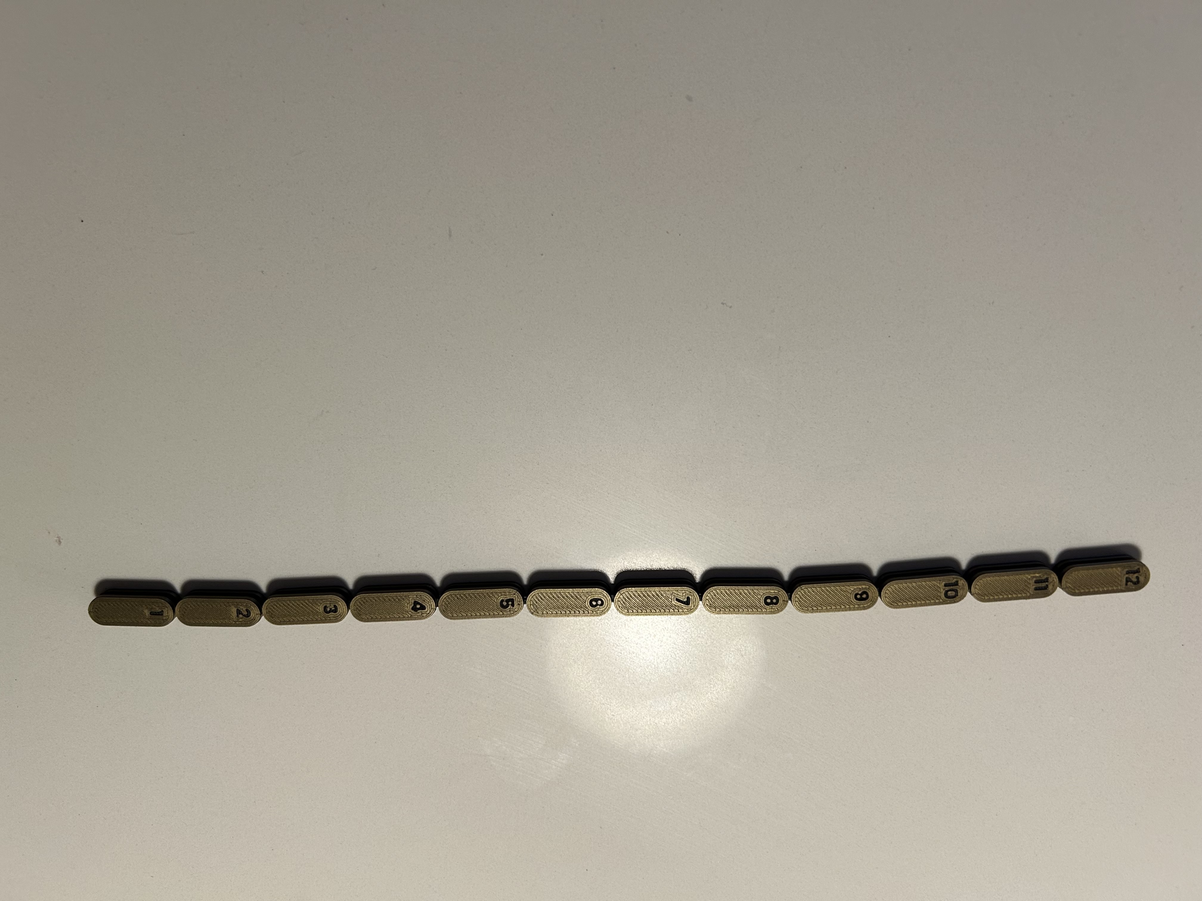 Modular Measuring Chain (up to 24 Inches) 3D model