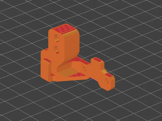 QIDI XMAX3 BTT MicroProbe mount