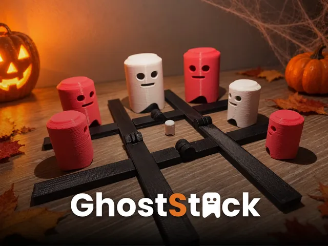 GhostStack – Halloween Tic Tac Toe with Stackable Ghosts