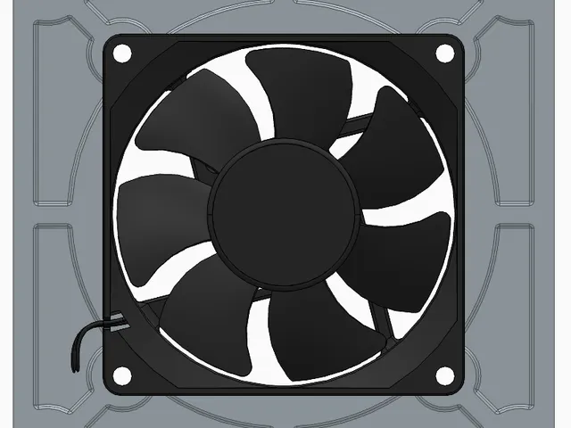 80mm Fan Center Adapter (Thin Edge) to 120mm Case V2