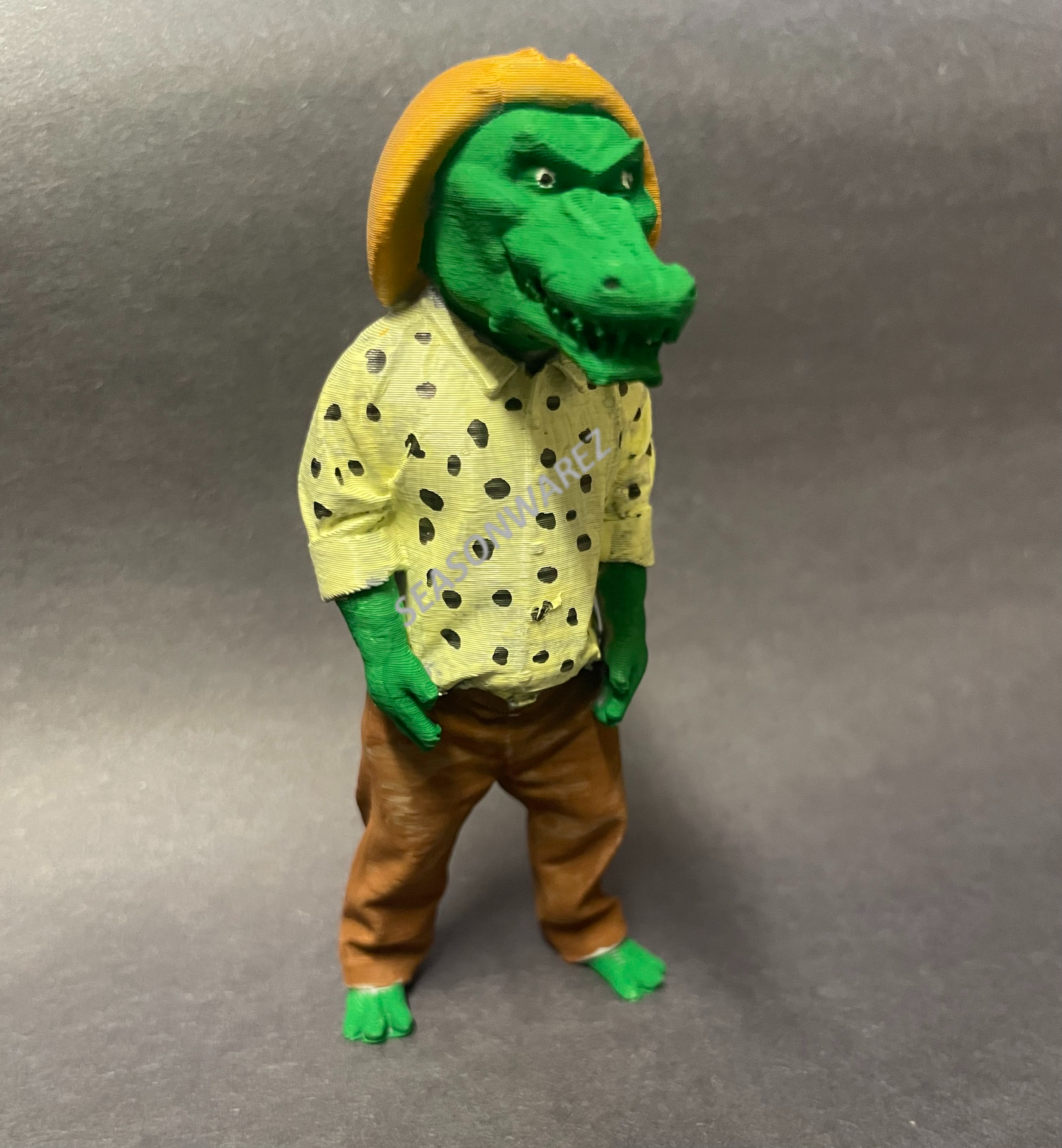 Ali Gator - Swamp Dweller (Garbage Pail Kids) 3D model
