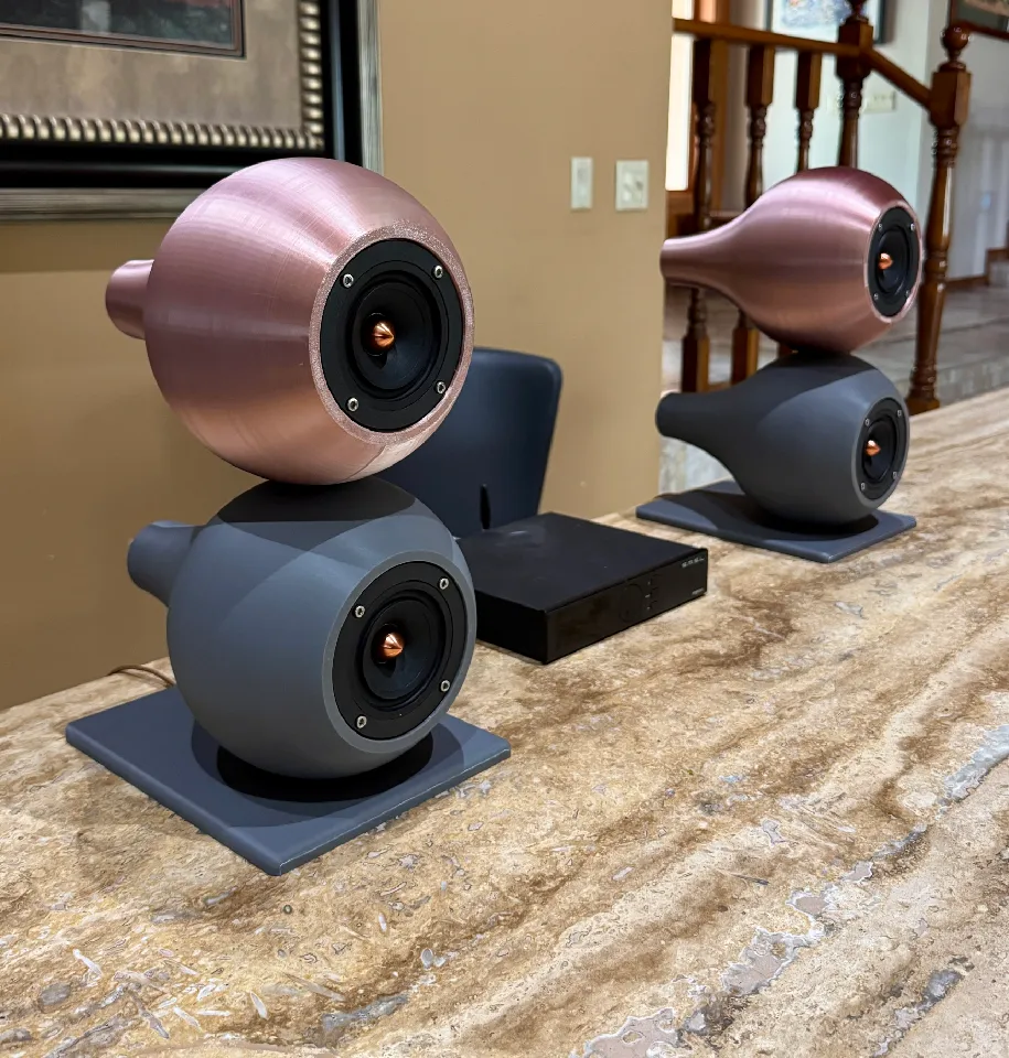 Dual Ported Enclosure Speaker (Dayton PS95-8) by Tucker Prynn