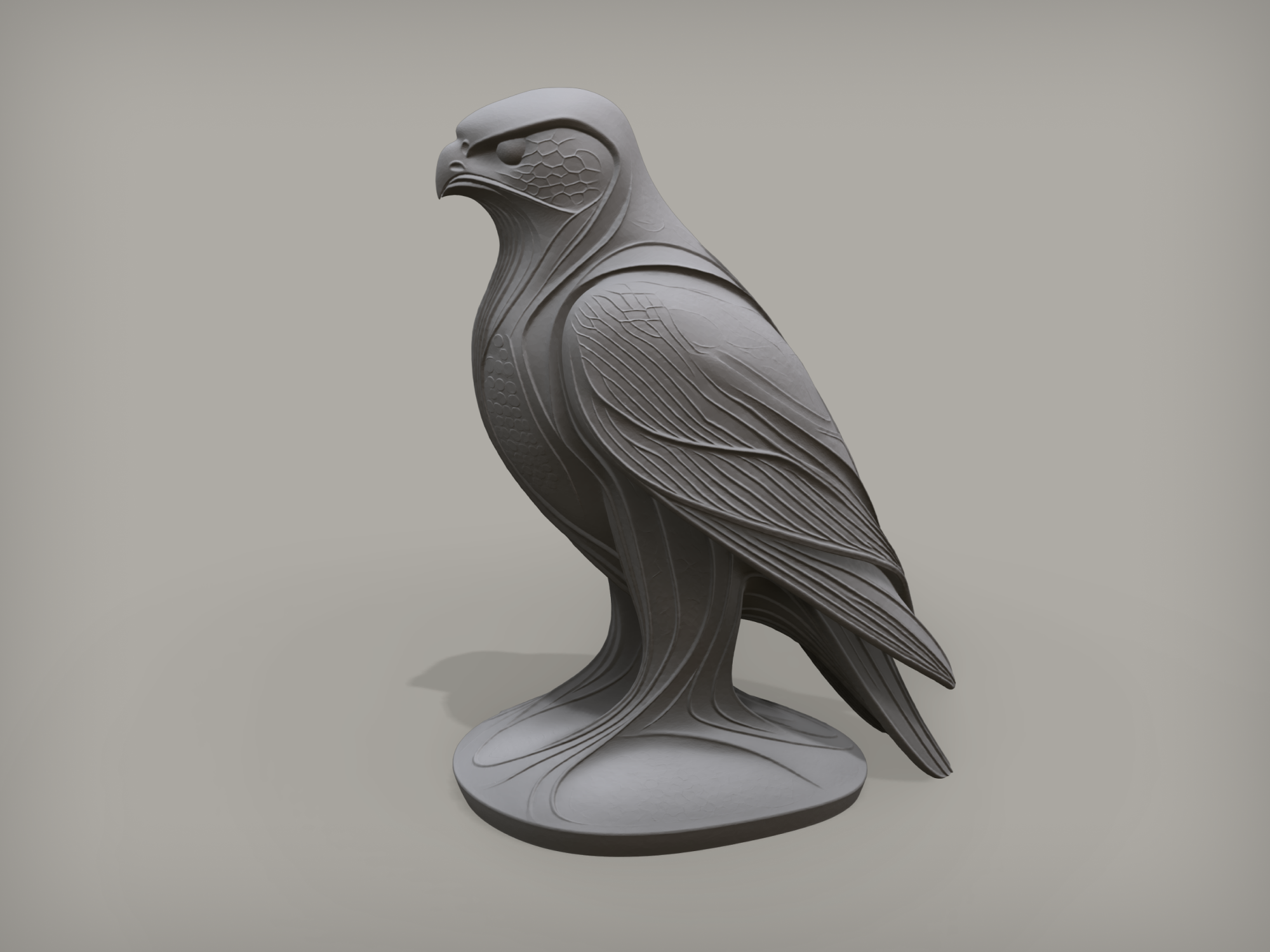 Falcon Statue