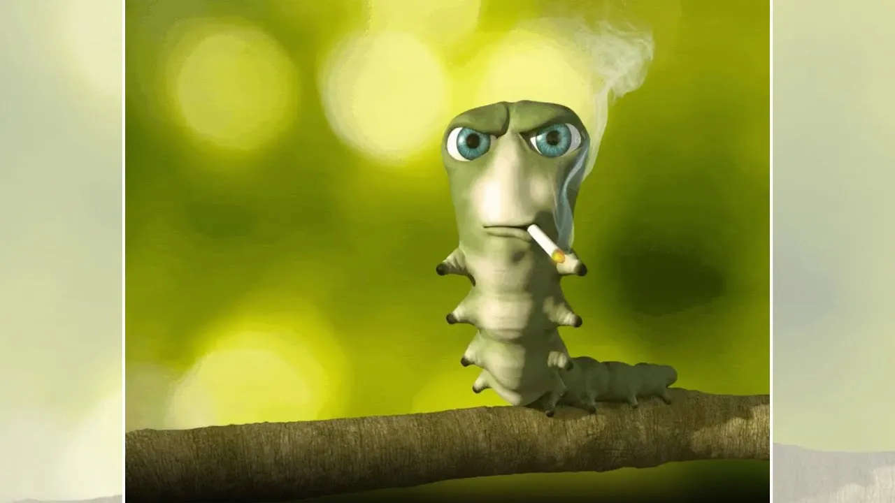Worm with a cigarette, meme / Червяк с сигаретой, мем by Misier Sirius |  Download free STL model