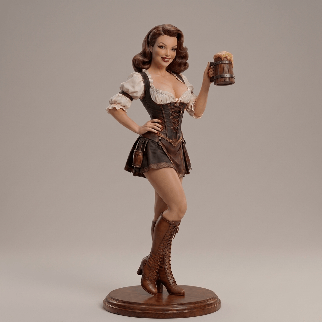 Pinup Art-Tavern Wench