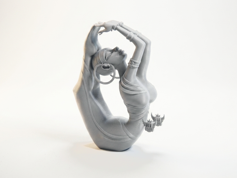 Yoga Pose Female Figurine Sculpture 3D Printable