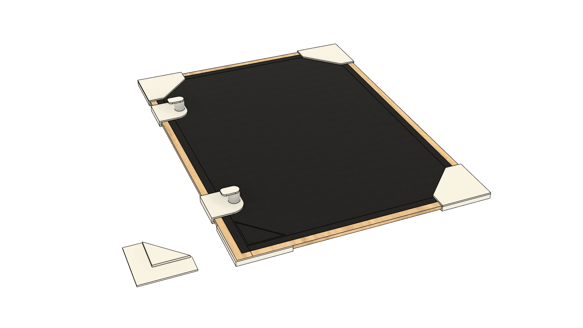 Window Frame Corners & Latches for Insect Net