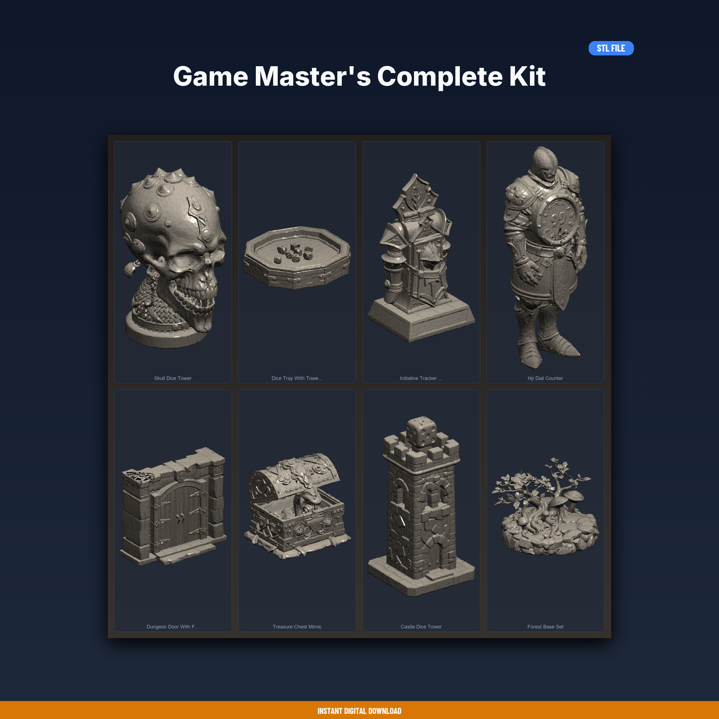 Game Master's Complete Kit - 8-Model STL Bundle