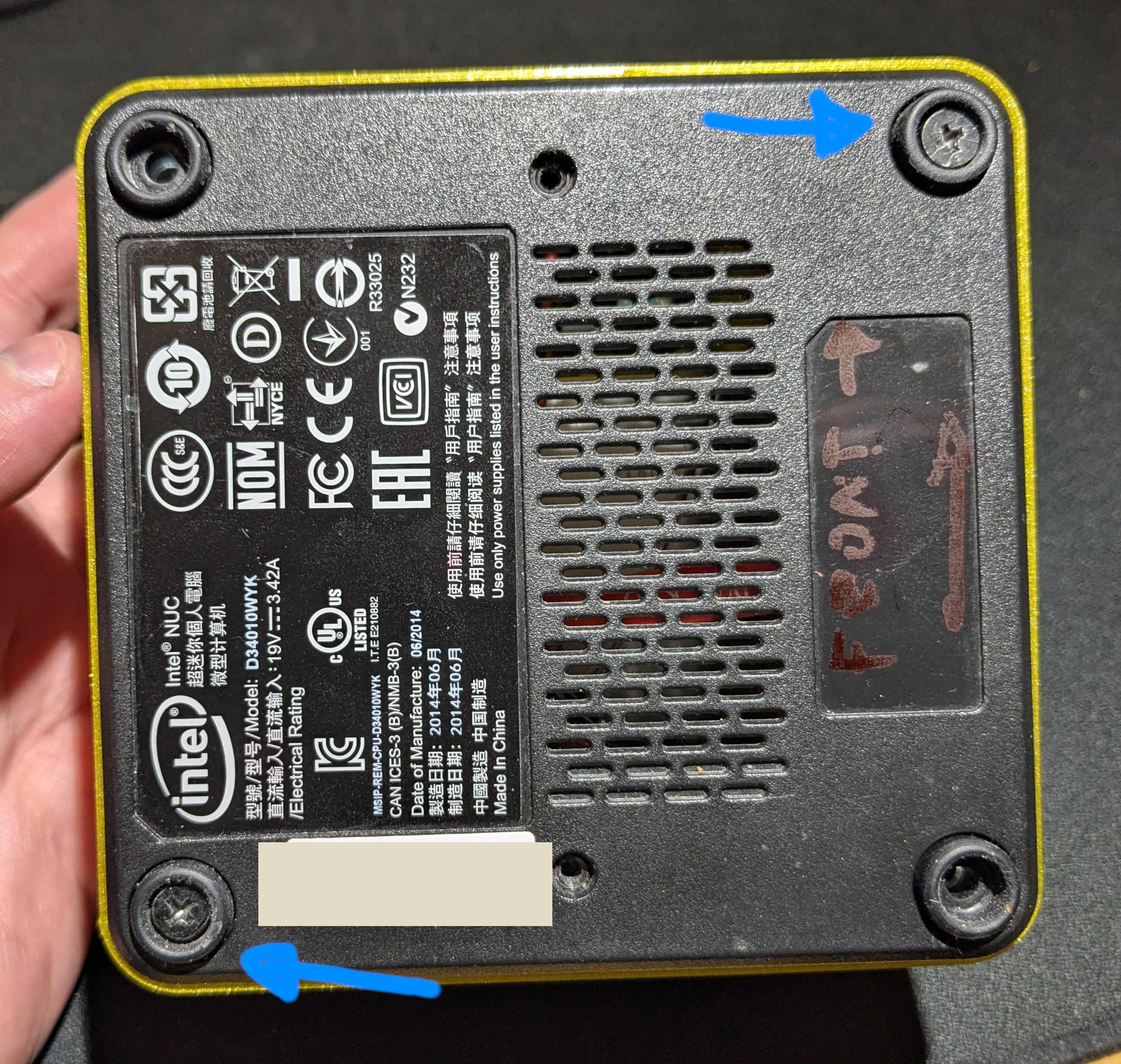 Intel Nuc Case Extension for SSD - non stackable — miniatura 5