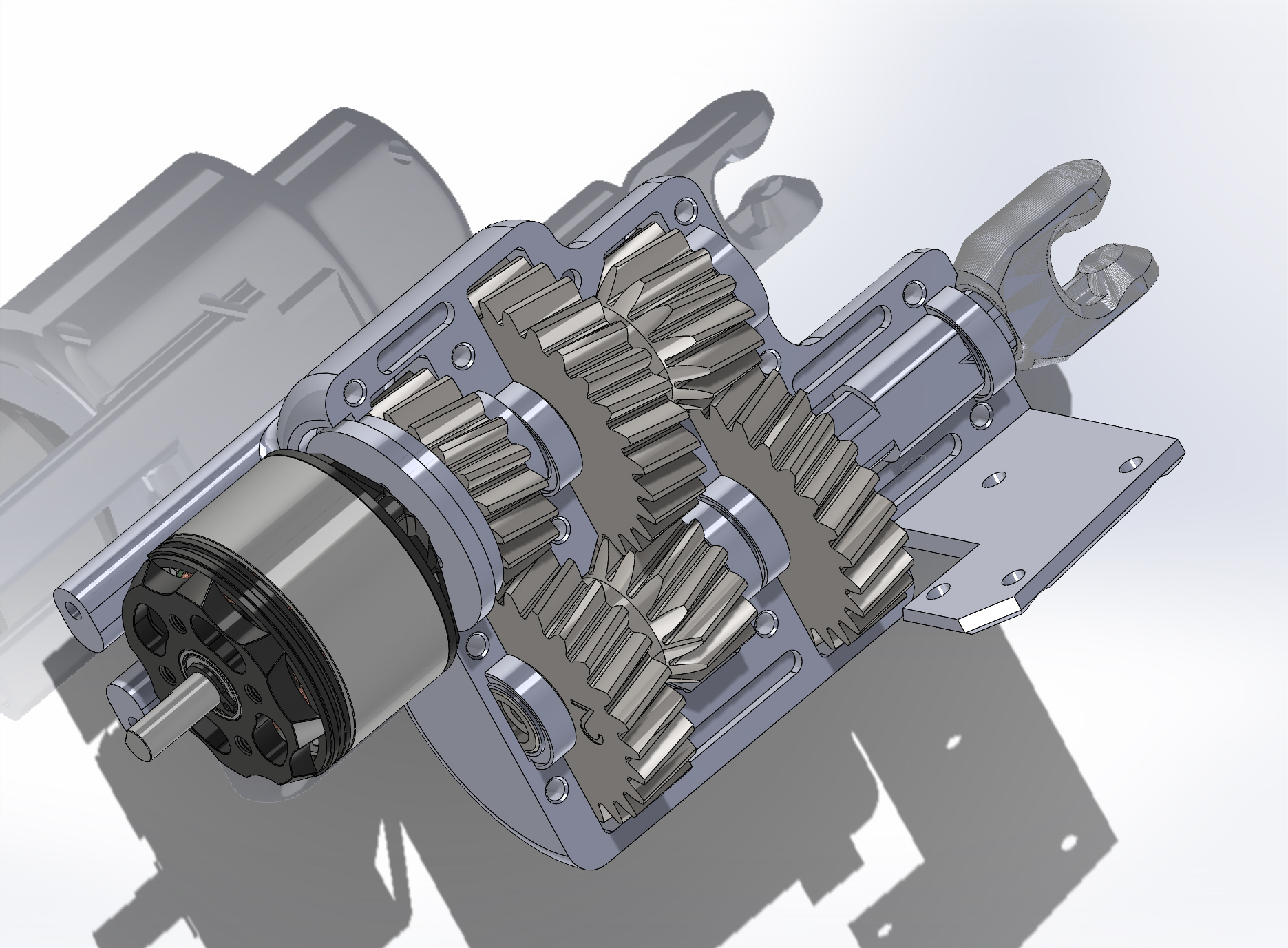 No belt gearbox for 3dsets reaper and sakura