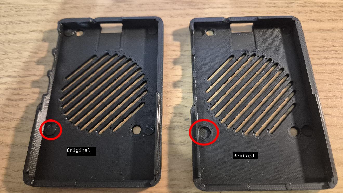 Raspberry Pi 5 M.2 HAT case (snap fit) - bottom remix