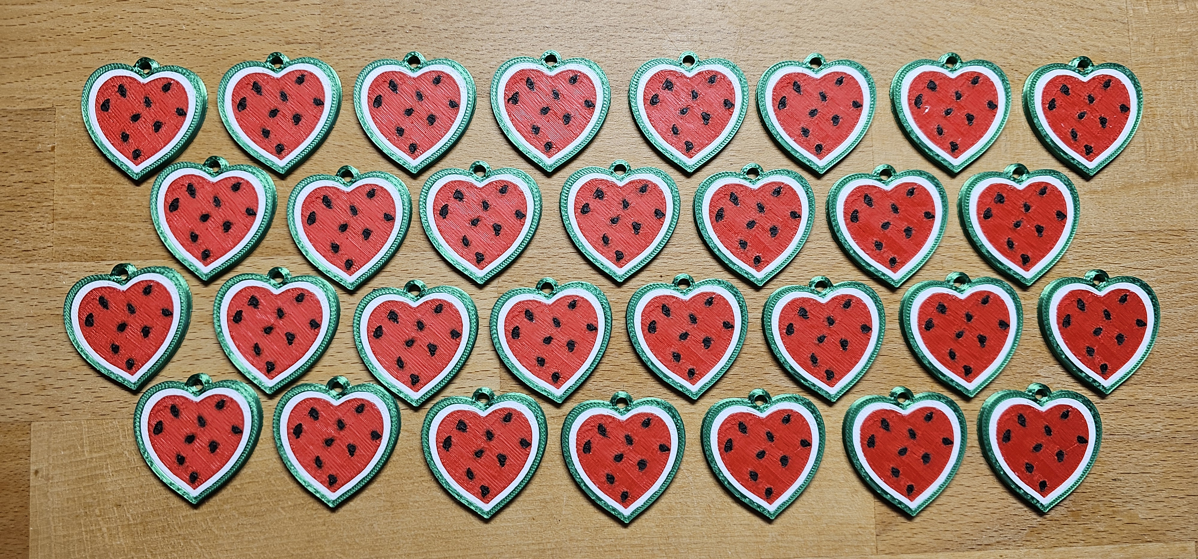 Mellon shape heart