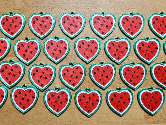 Mellon shape heart