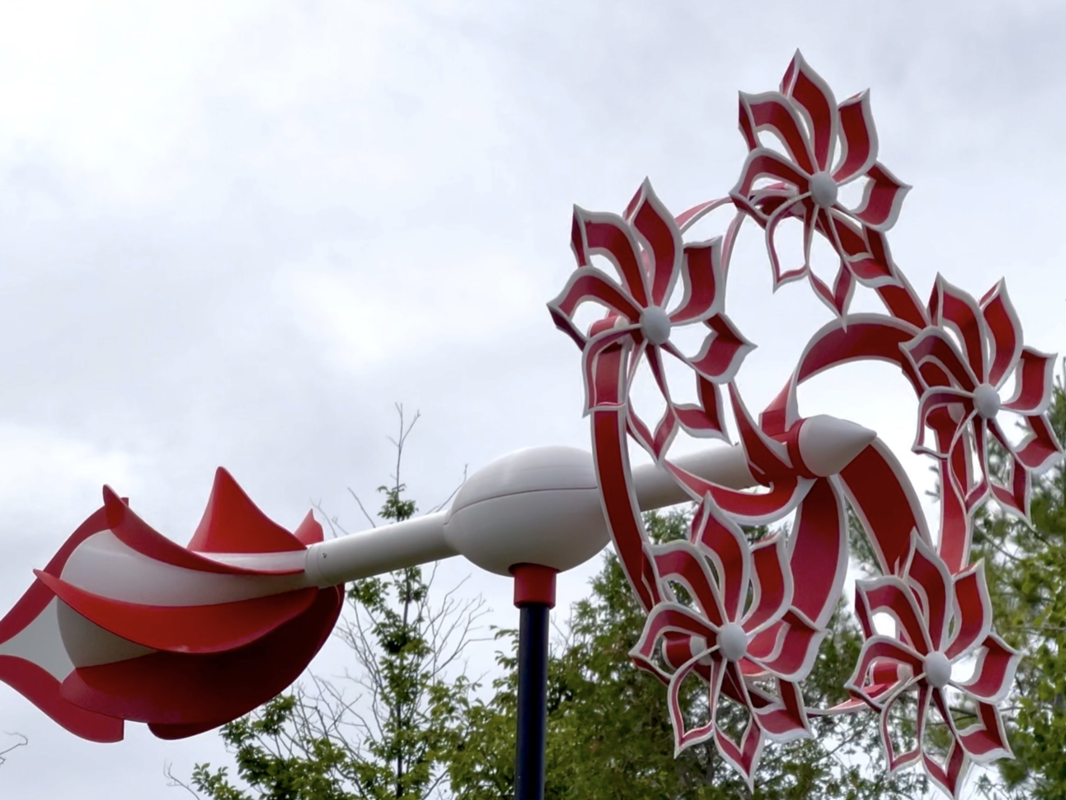 Cyclone Blossom Kinetic Sculpture