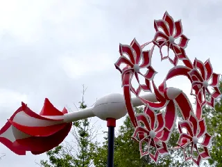 Cyclone Blossom Kinetic Sculpture