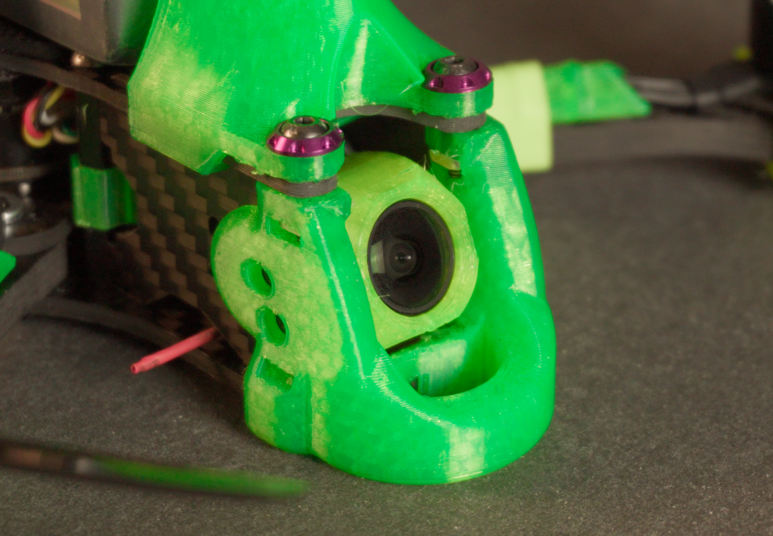 DJI O3 + Lens-modded O4 TPU Frontend for the ImpulseRC Apex