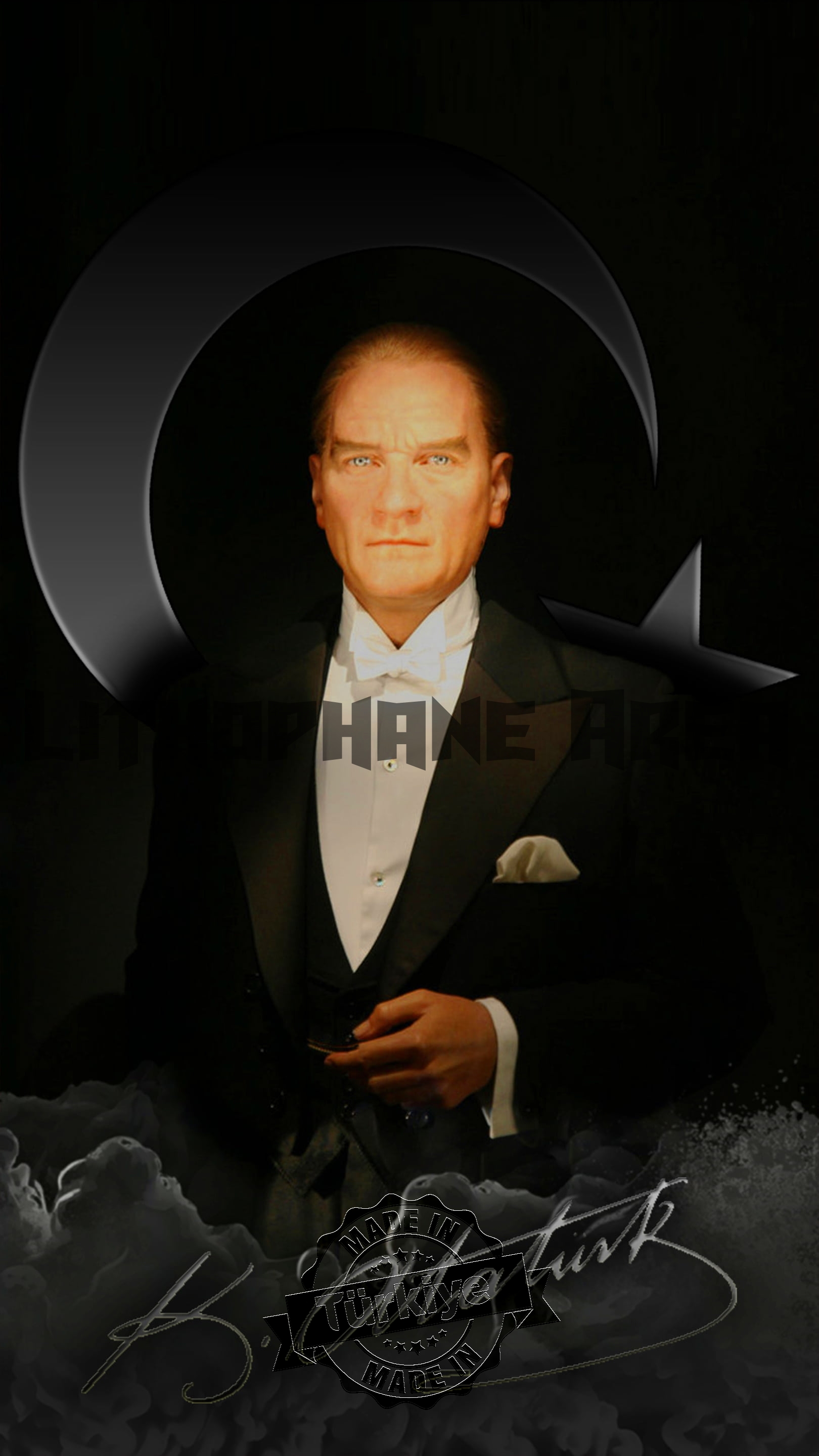 Mustafa Kemal Atatürk Lithophane