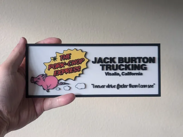 Jack Burton Trucking Sign