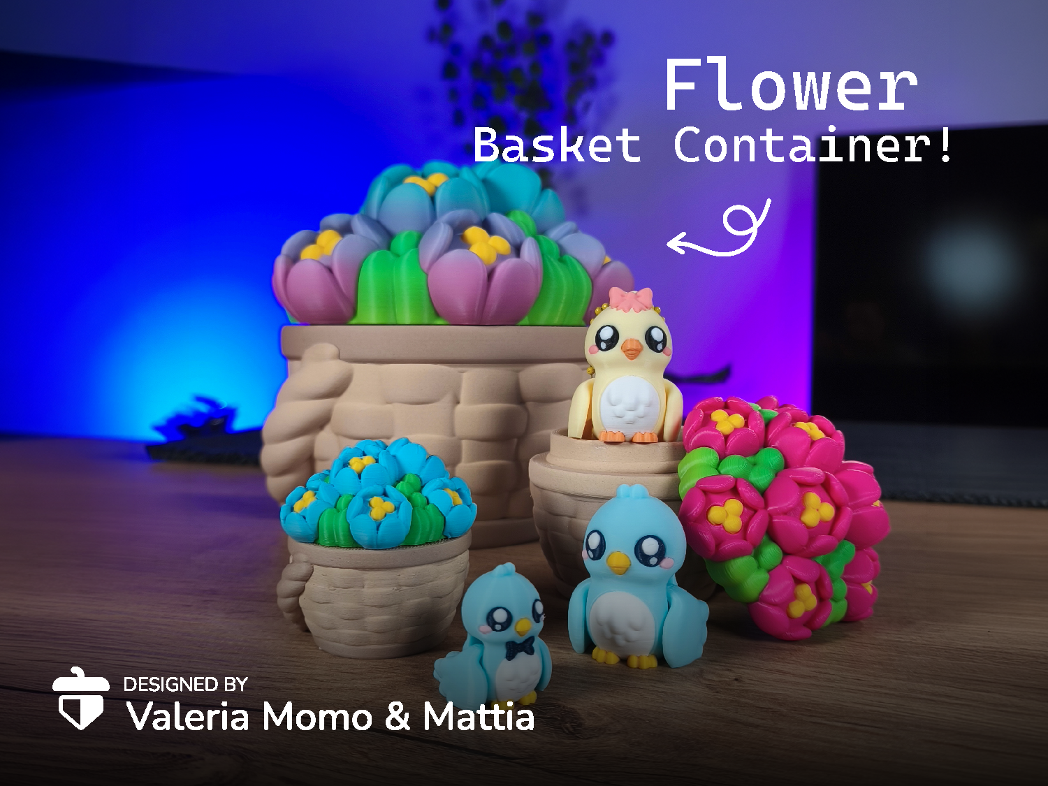 Flower Basket Container