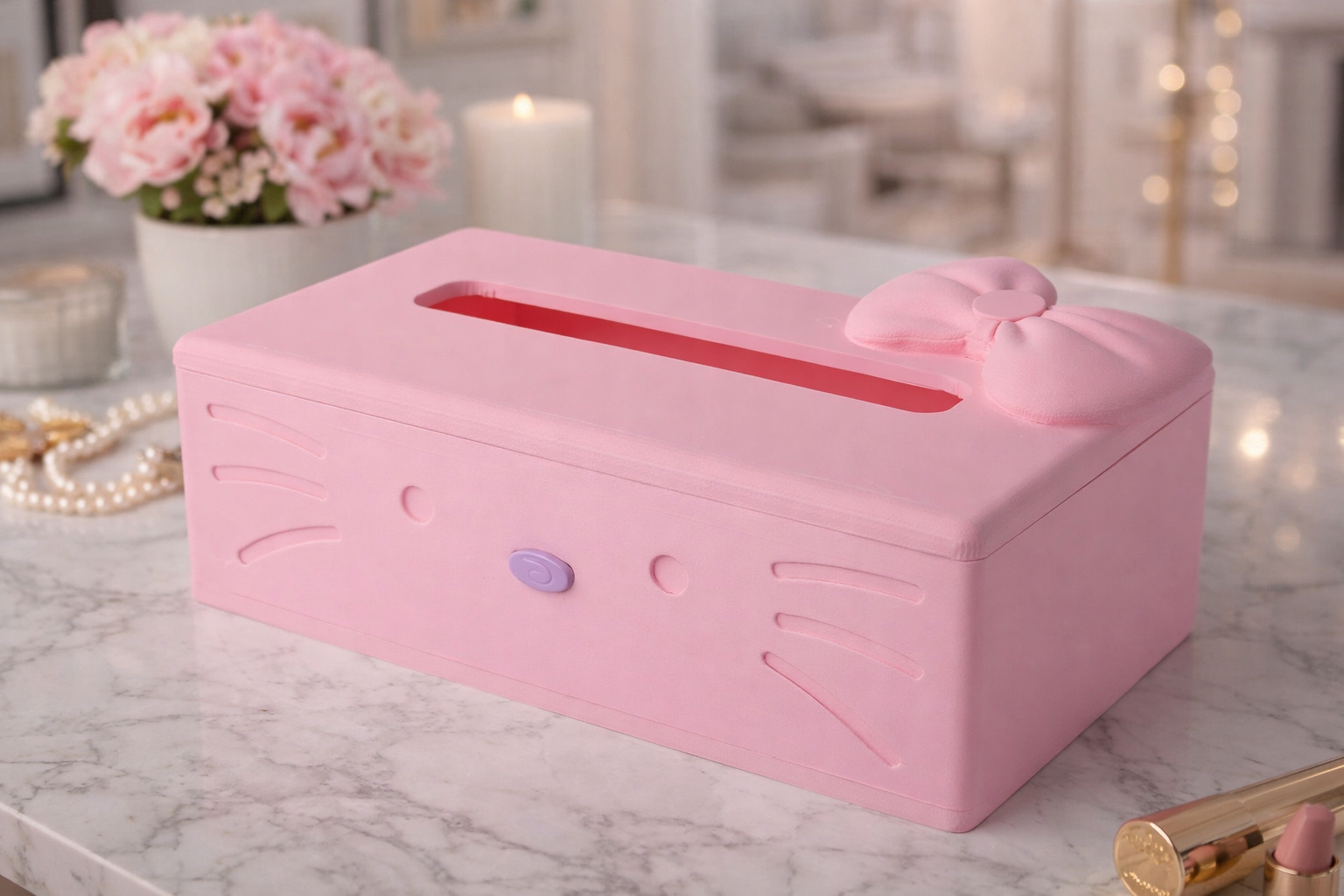 Hello Kitty Paper Tissue Box