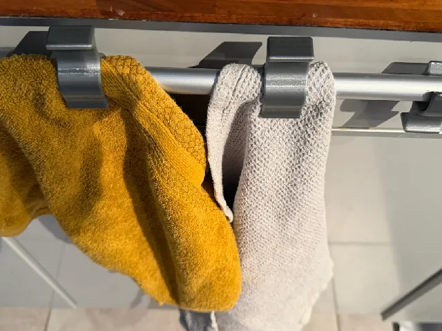 Handtuch / Spültuch Clip für die Spülmaschine - Towel / tea towel clip for the dishwasher