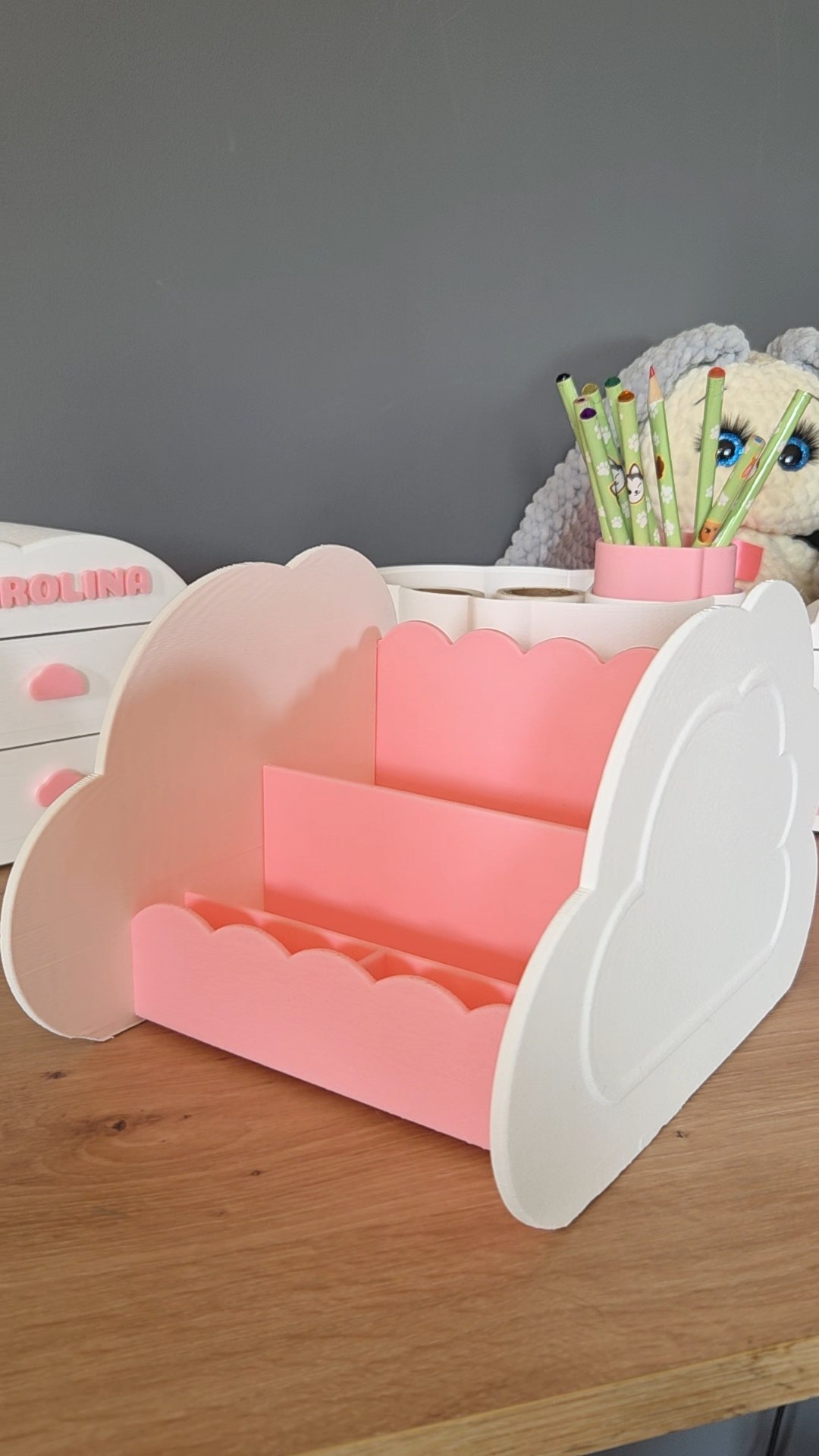 Cute Cloud Desktop Stand - A5 Organizer