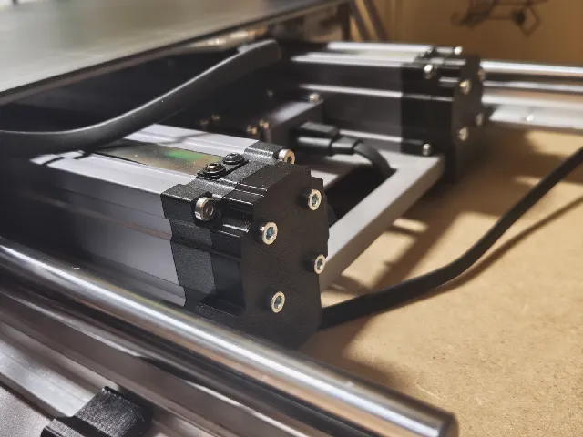 Snapmaker 2.0 removable holder for linear rails SBR16 for y-axis stabilization