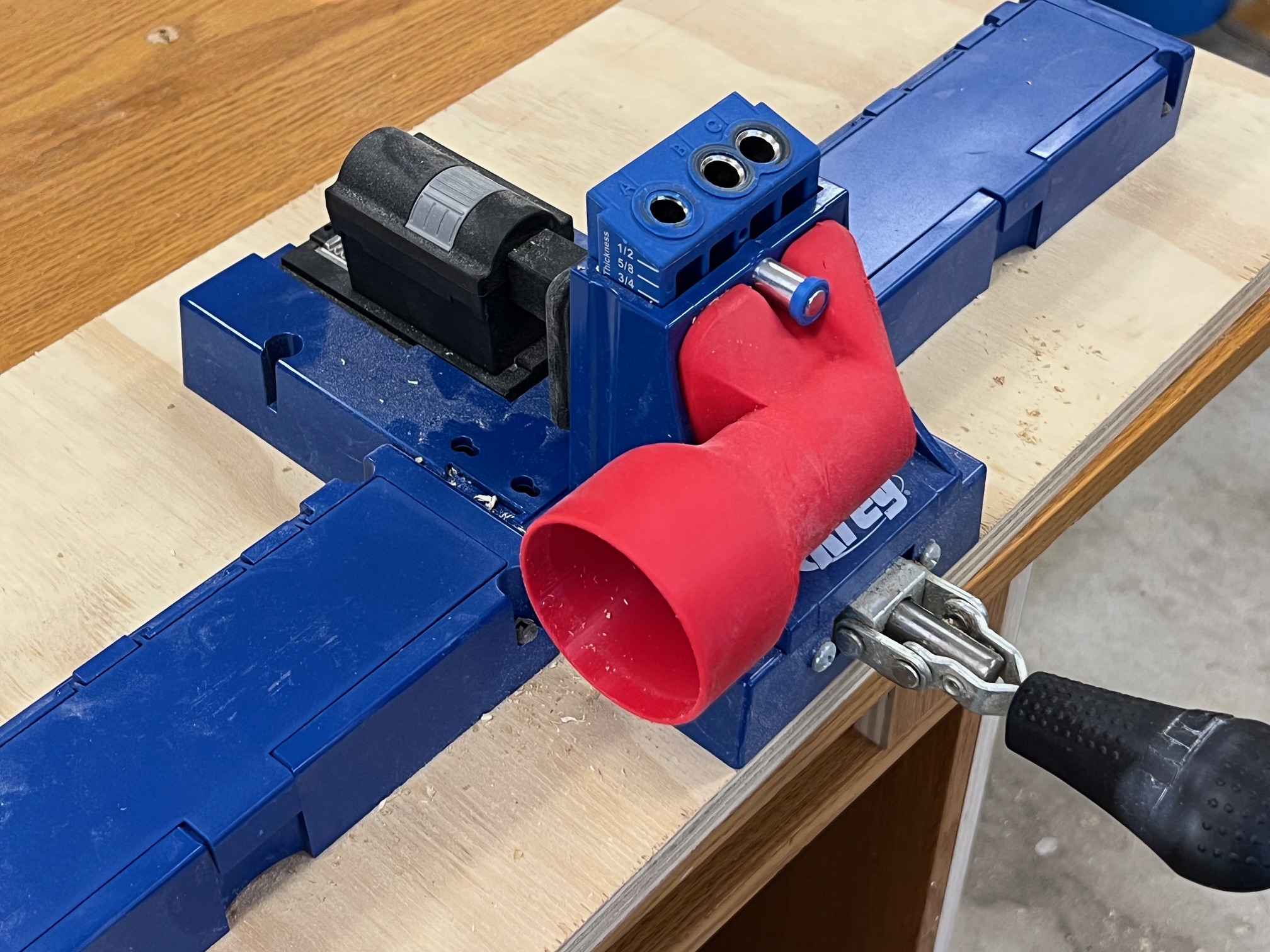 Kreg pockethole dust collector