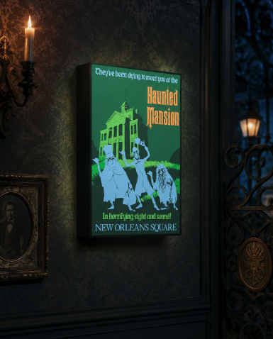 Disney Haunted Mansion LED Lightbox | Multicolor 3D Printable 3MF