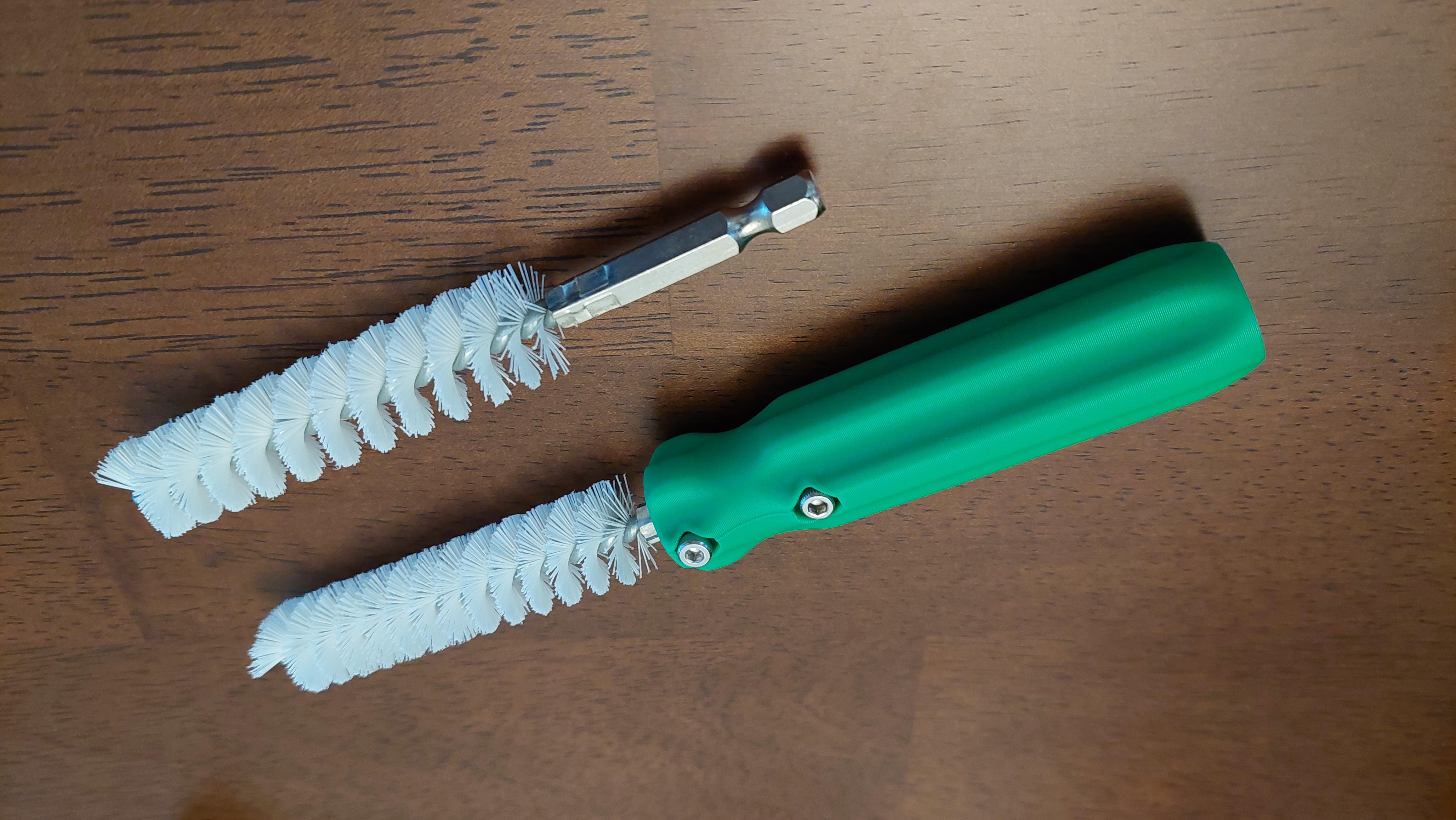 Hex Bit Brush Handle with Screw Lock