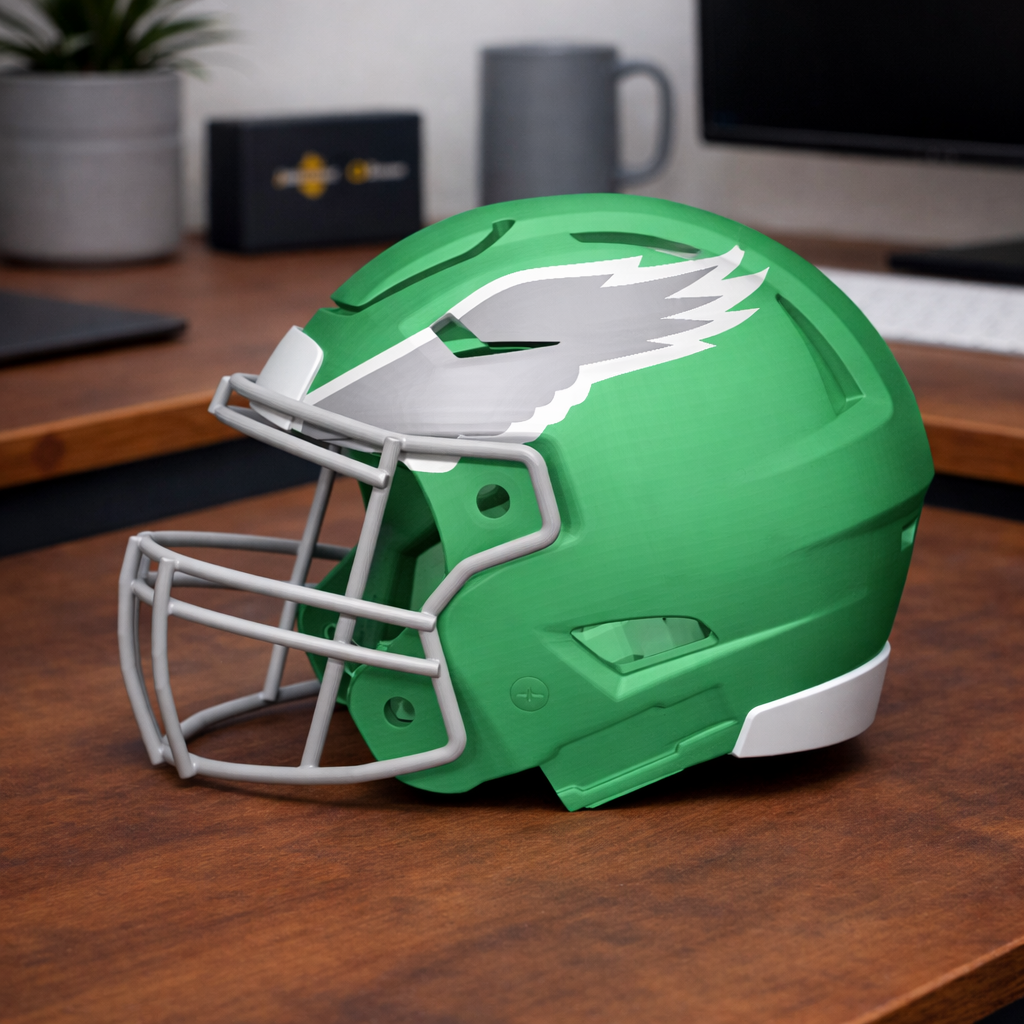 Philadelphia Eagles Football Helmet - Classic Logo