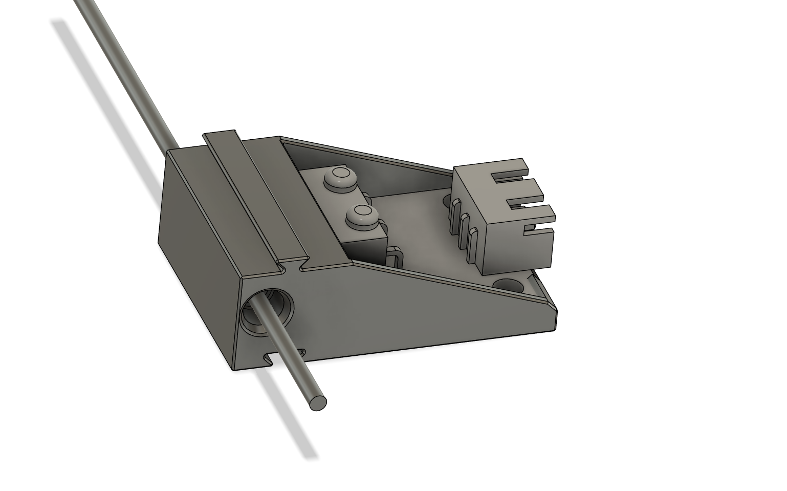 Modular runout sensor, with 6 mm ball berring / BB with cheap endstop switch