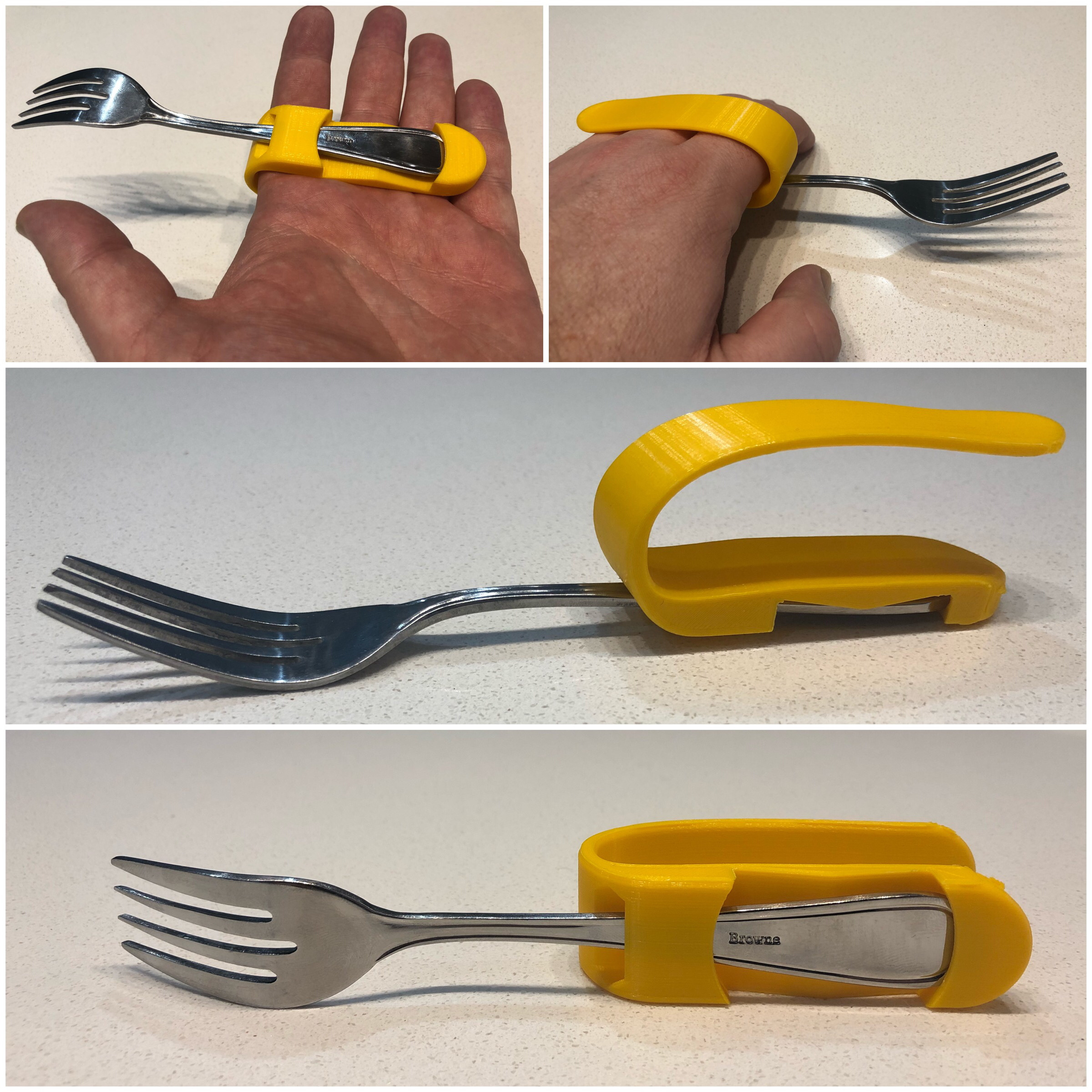 Fork and Spoon Support Handle