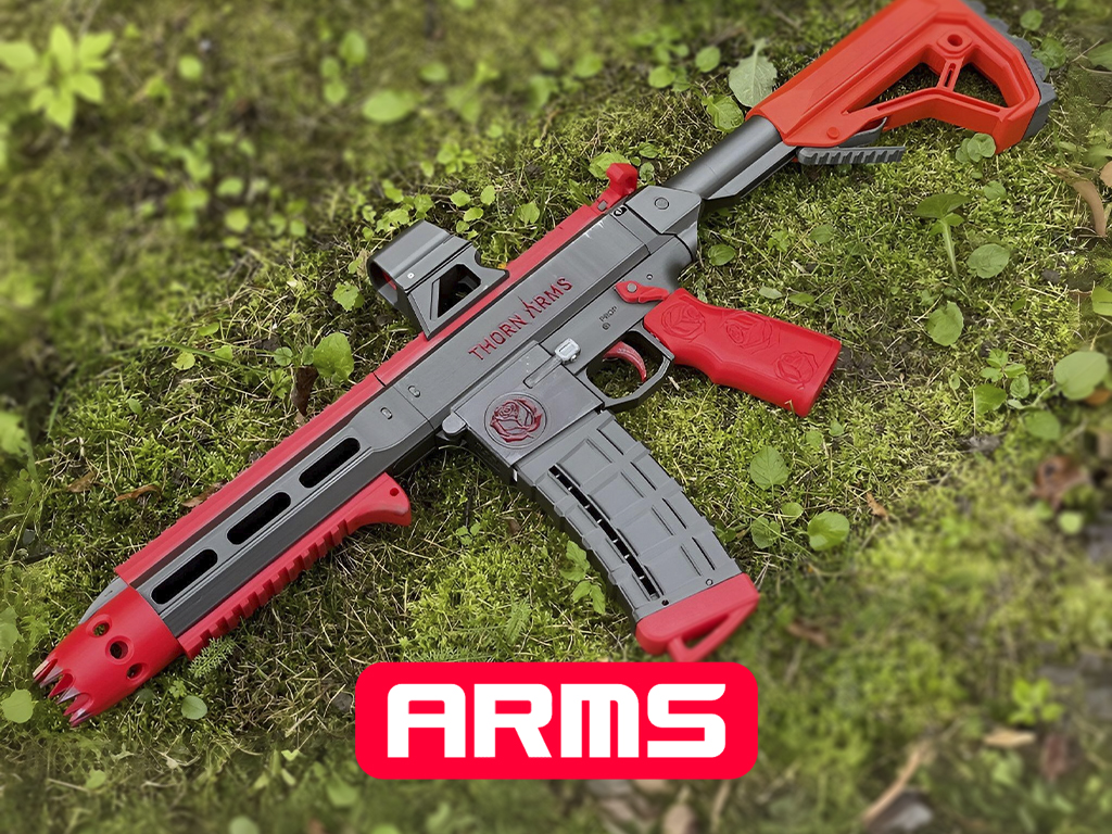 ERM-15 - A 3D Printable AR-15 Platform Toy Rifle (Working)! - Redesign of the ME-15