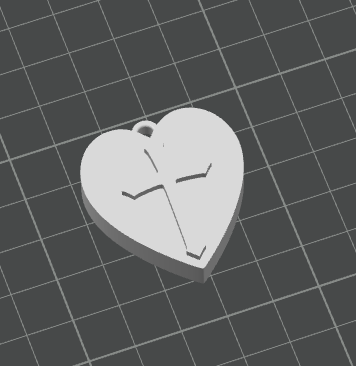 Cross over heart