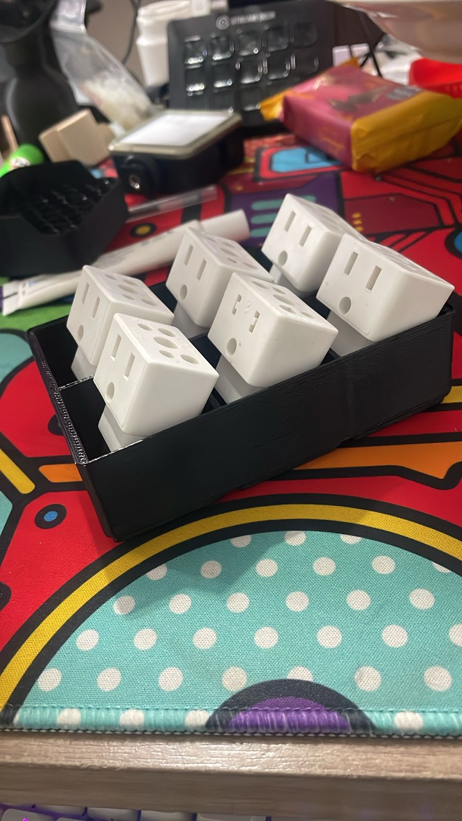 Gridfinity Power Socket Adapter Bin