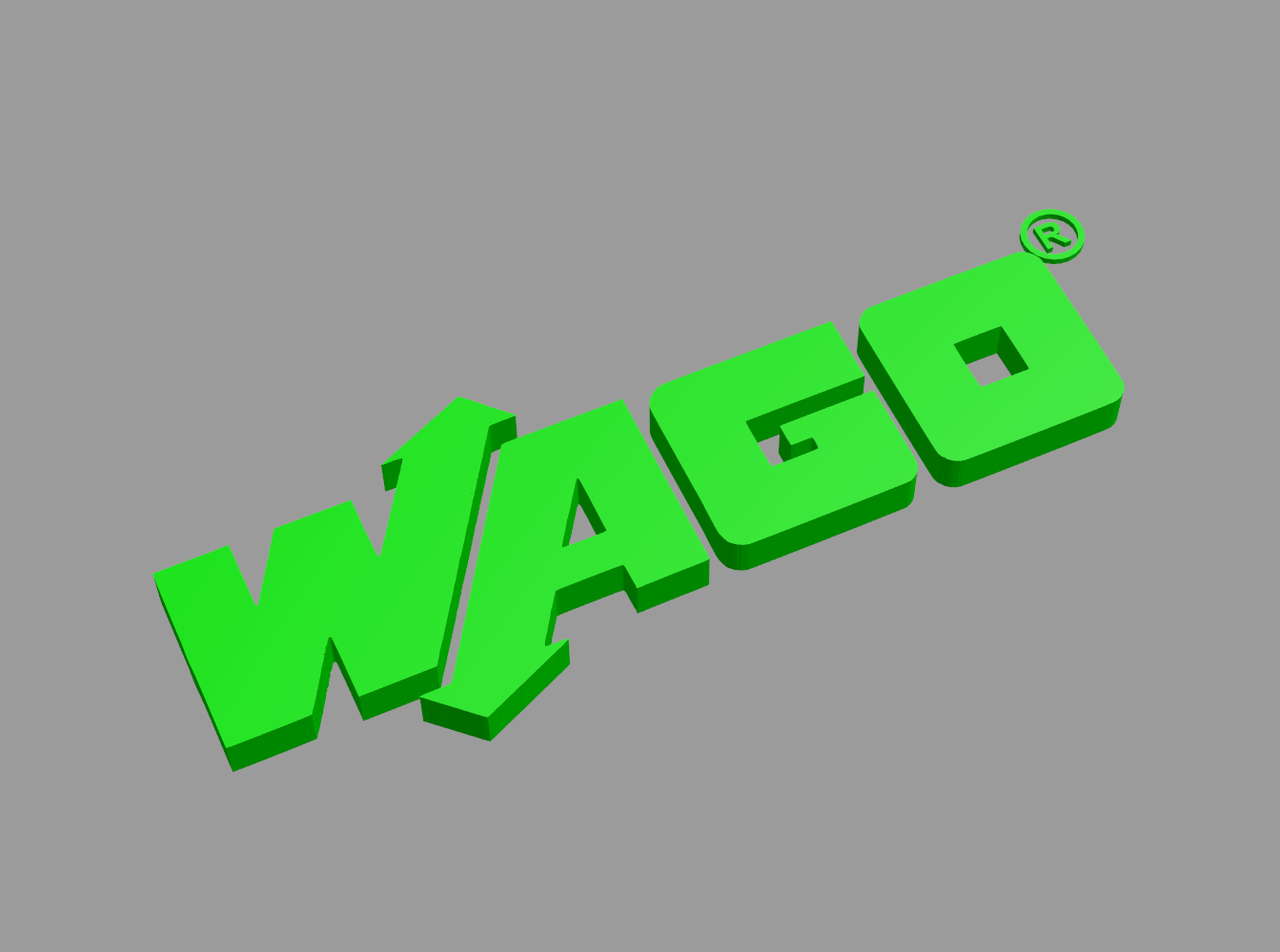 Wago 3D logo