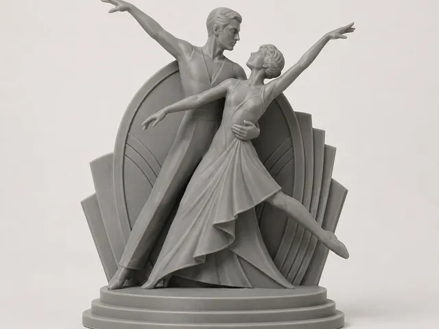 Art Deco Paar tanzend