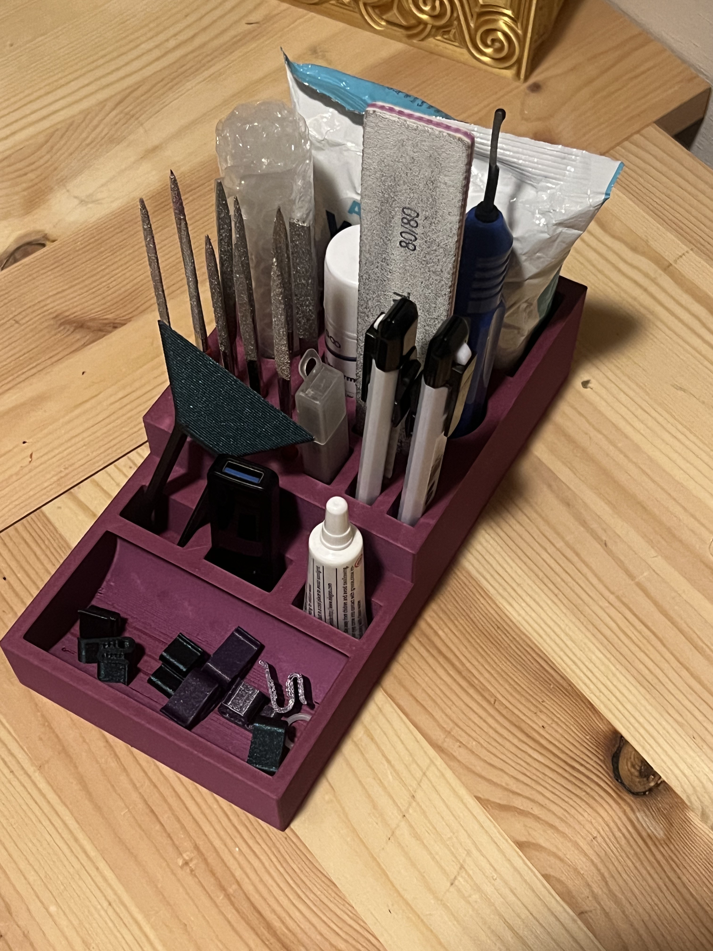 Organizer for 3d printing stuff