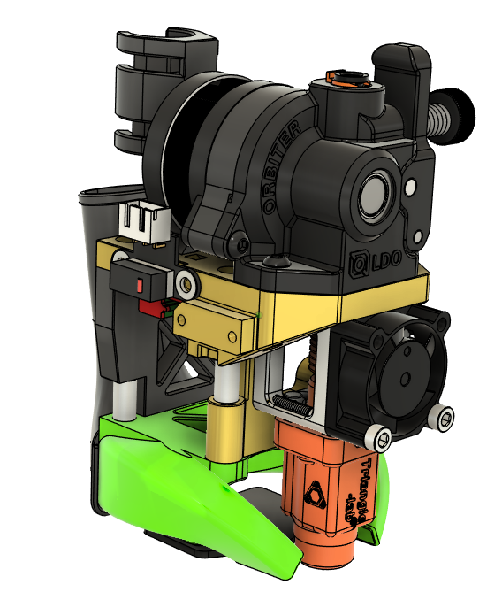 Microlight 3.2 V-Core 3 (DAFT mount options)  print head