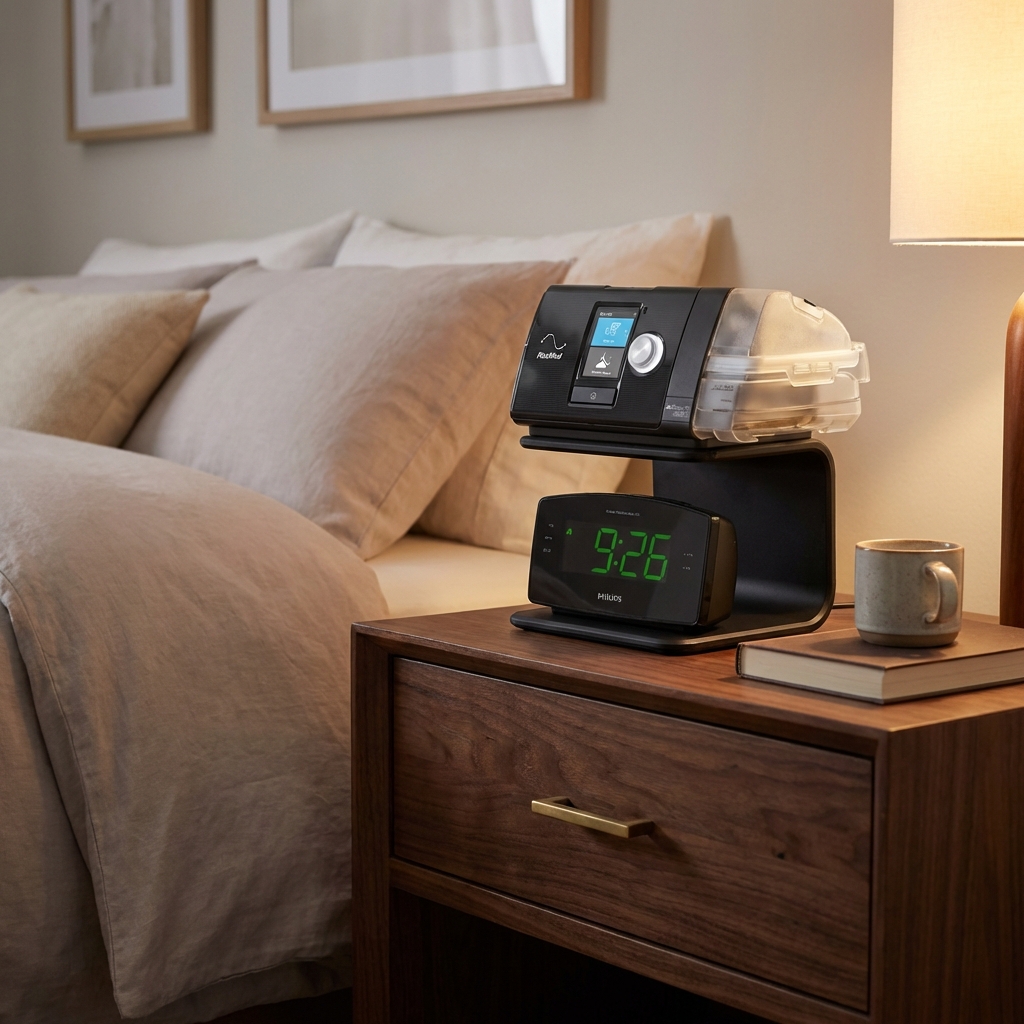 CPAP Bedside Shelf – Nightstand Organizer