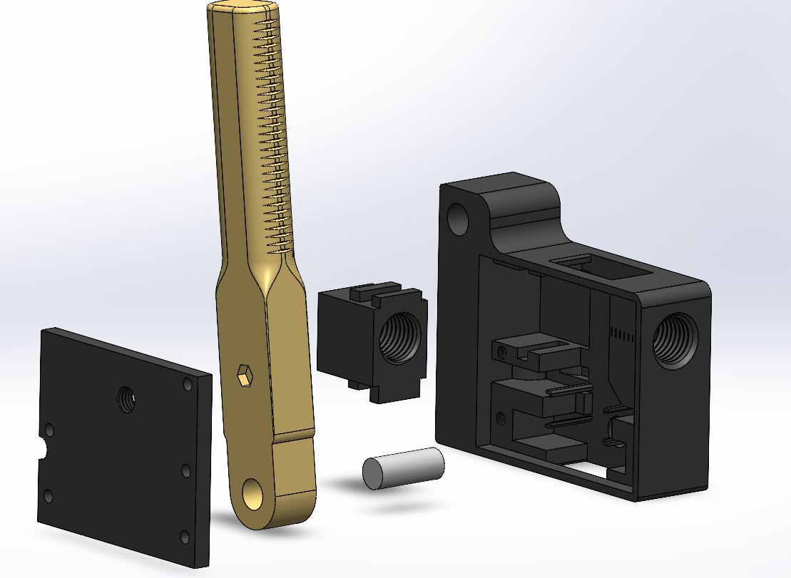 Miniatura 2 do modelo 3D DIY Simracing Shifter (sequential)
