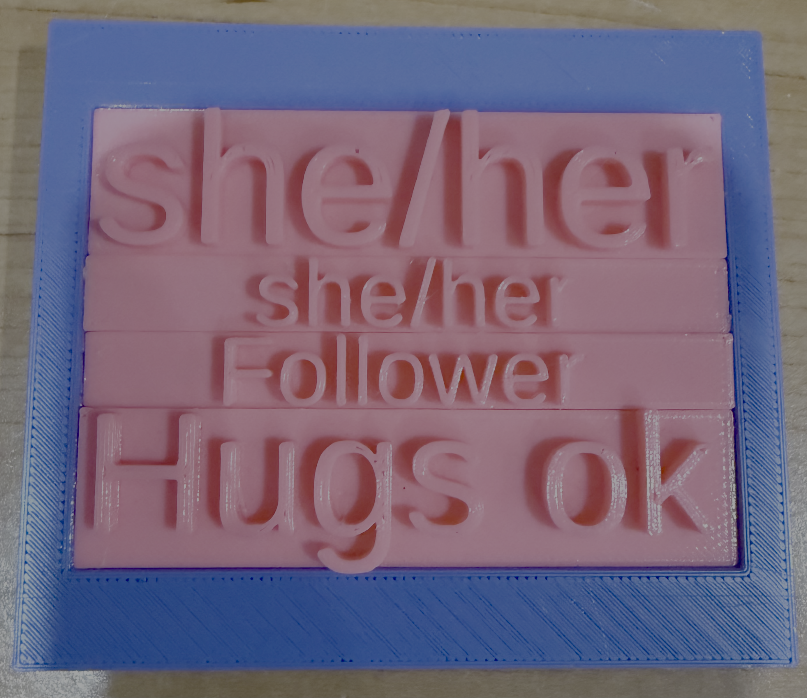 Swappable Nametag