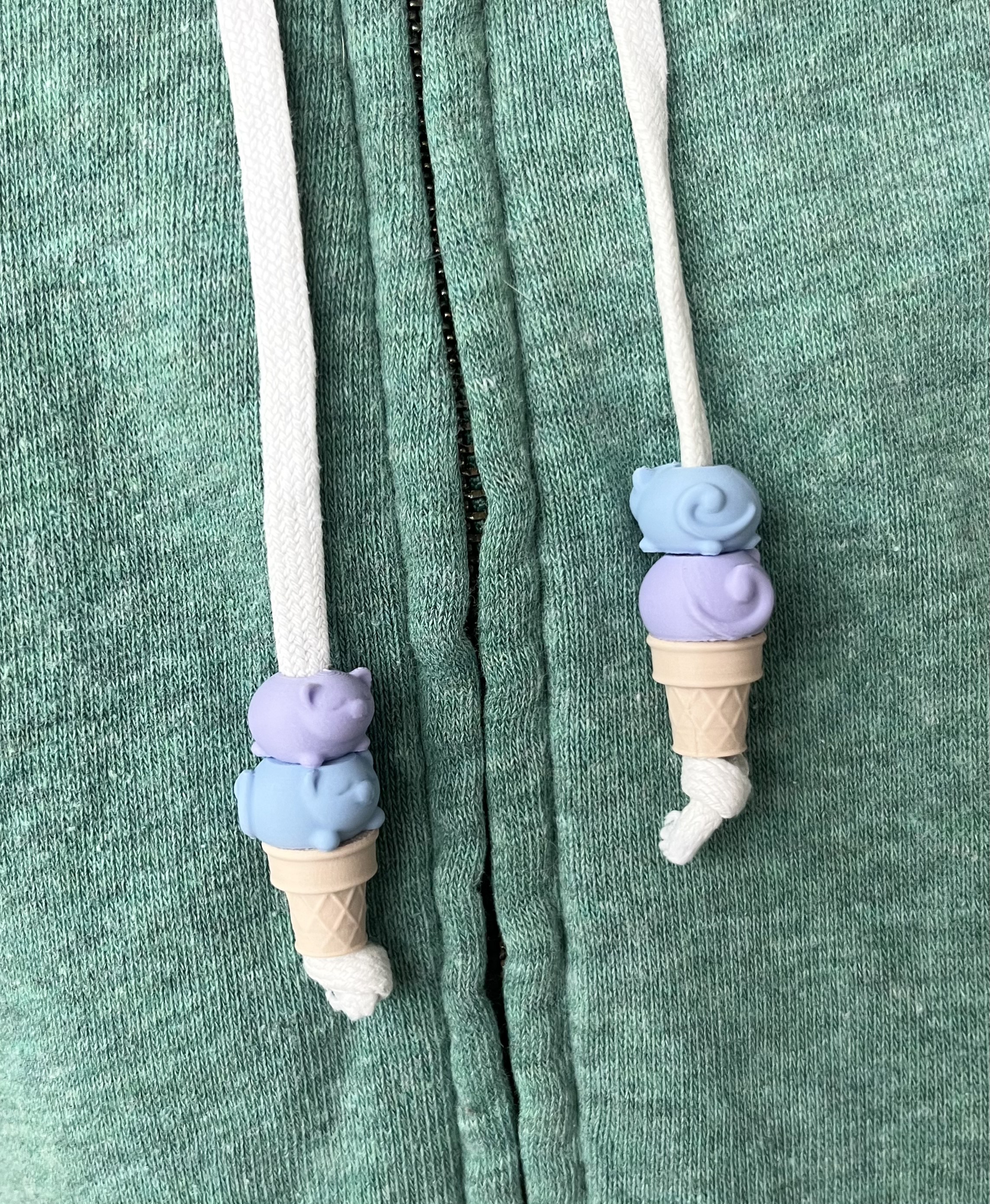 Stackable Ice Cream Cats (no supports)