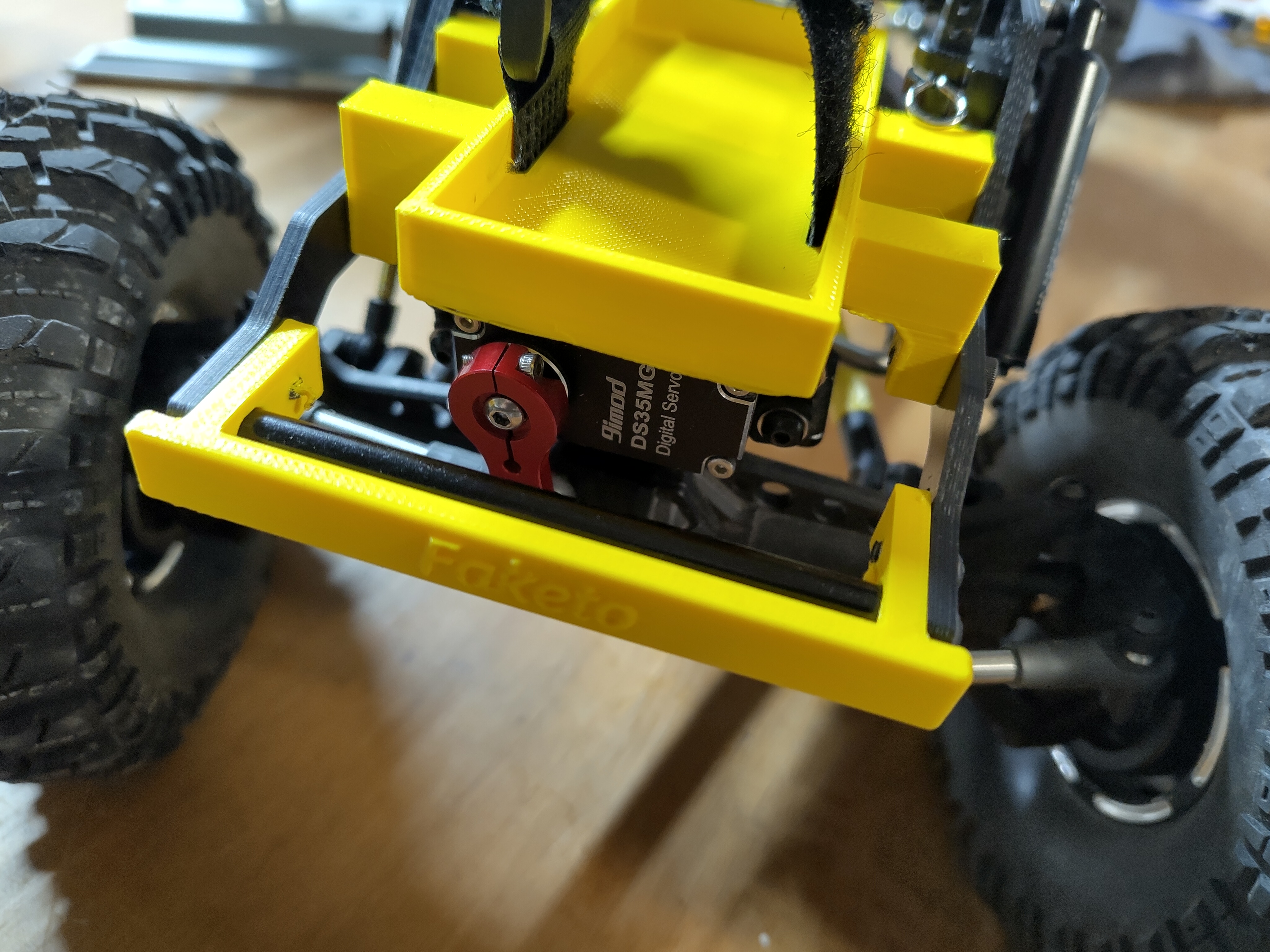 Bumper for Injora LCG carbon chassis (78mm)