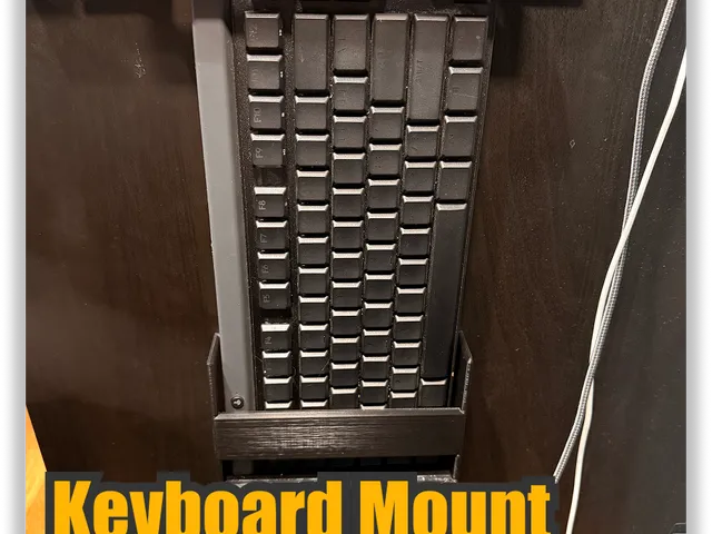 Simple Bedside Keyborad holder
