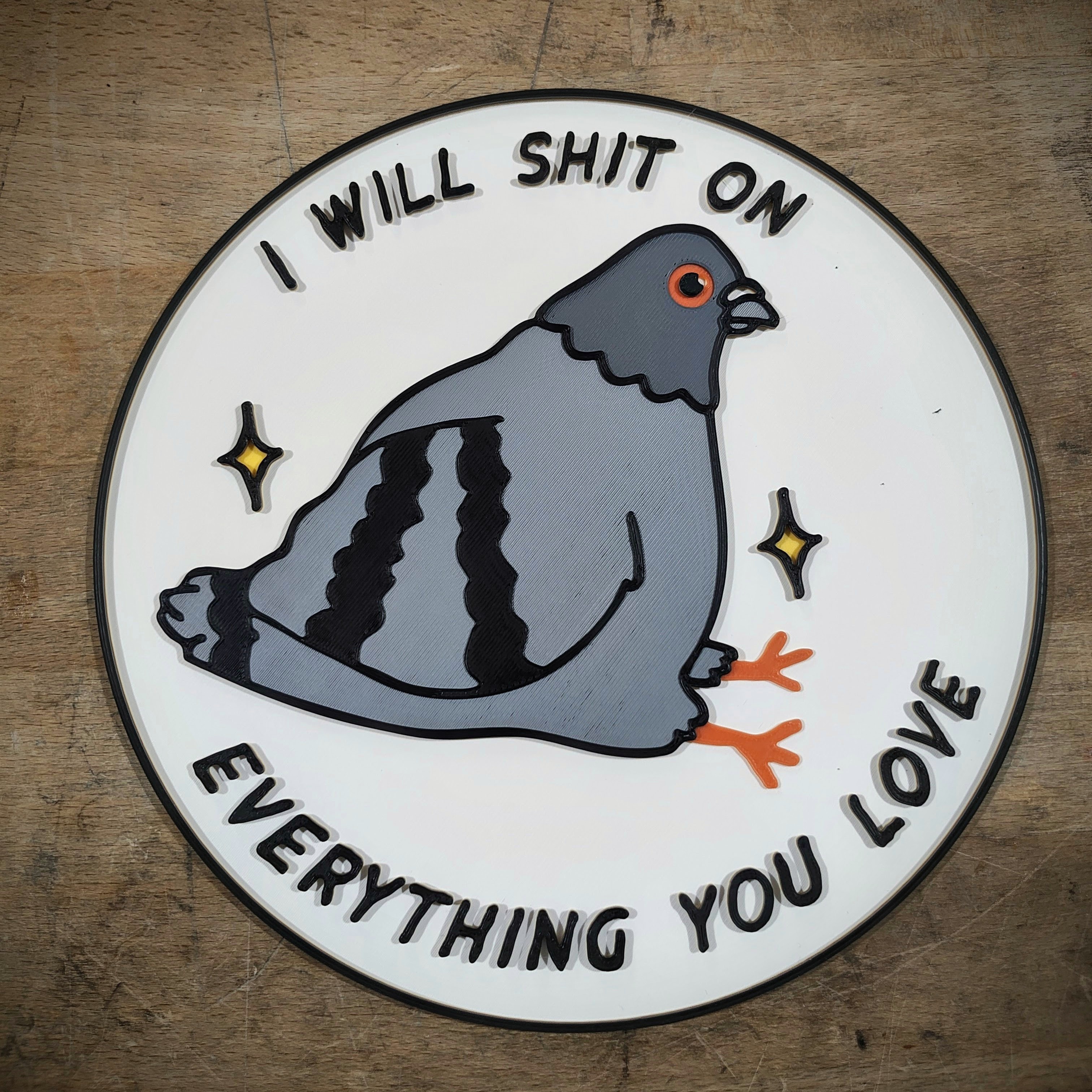 (De-)Motivational Pidgeon