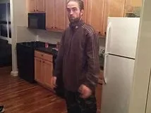 Robert Pattinson in the Kitchen Lithograph